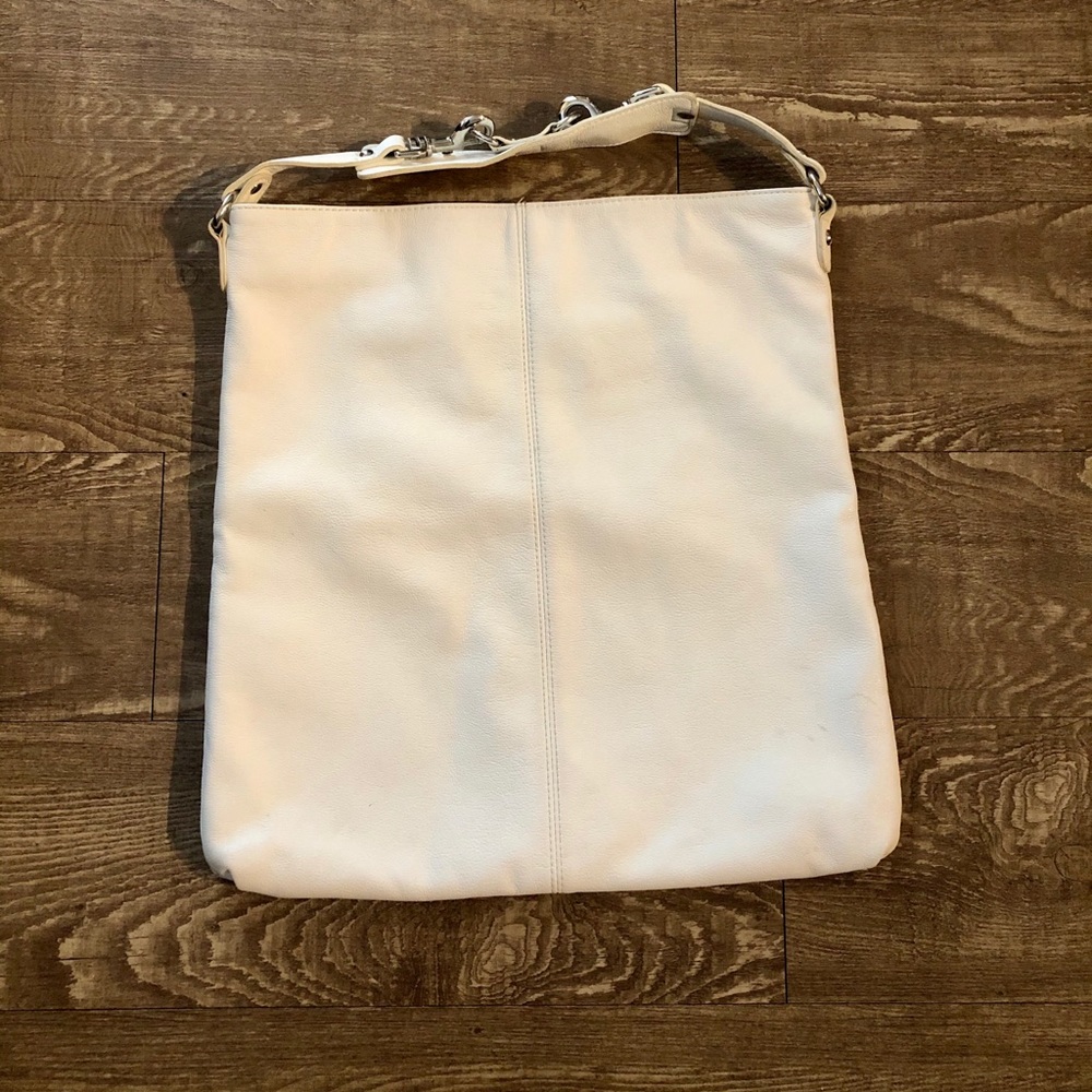 Express white purse